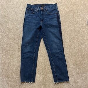 Halogen Straight Crop Blue Jeans - AK